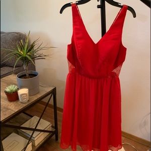 🌸Adrianna Papell red dress